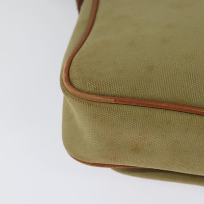 Burberry Front Pocket Messenger Bag Canvas, BEIGE, CANVAS, Shoulder bag
