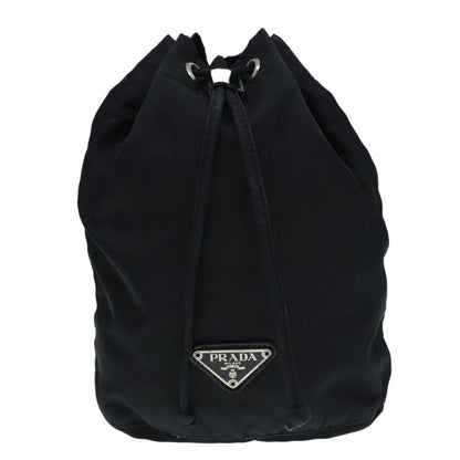 Prada Travel Pouch Tessuto, BLACK, NYLON, Travel bag