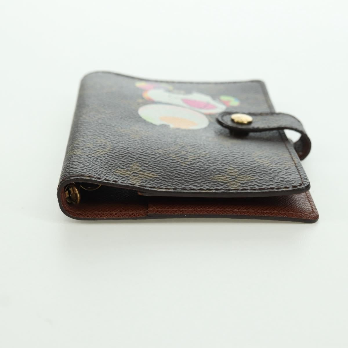 Louis Vuitton Agenda Cover Monogram Panda, Brown, Canvas, Wallet