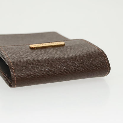 Burberry Vintage Pouch Leather, BROWN, LEATHER, Clutche & pouche