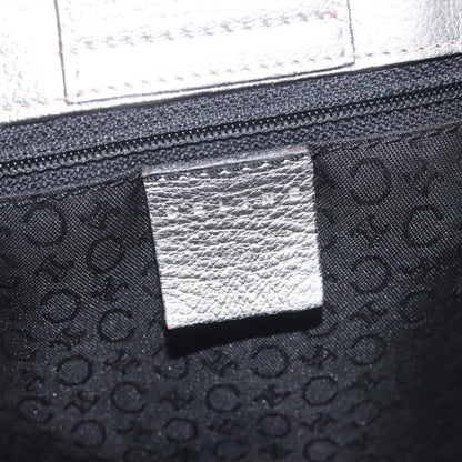 Celine C Sulky Shoulder bag Canvas and Leather, NAVY, CANVAS, Shoulder bag