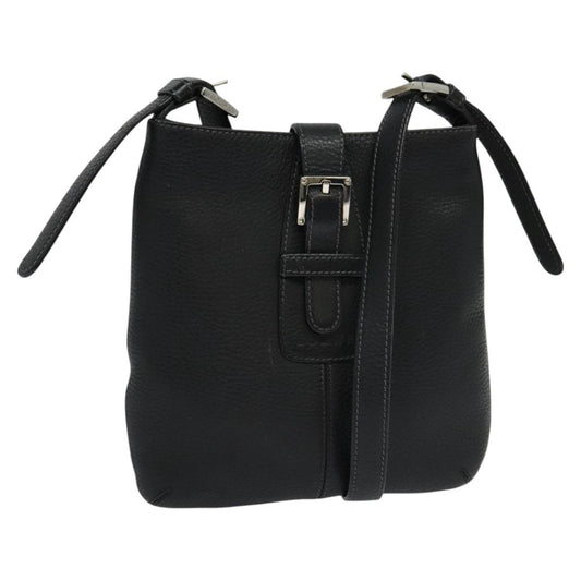 Loewe Vintage Shoulder Bag Leather, BLACK, LEATHER, Shoulder bag