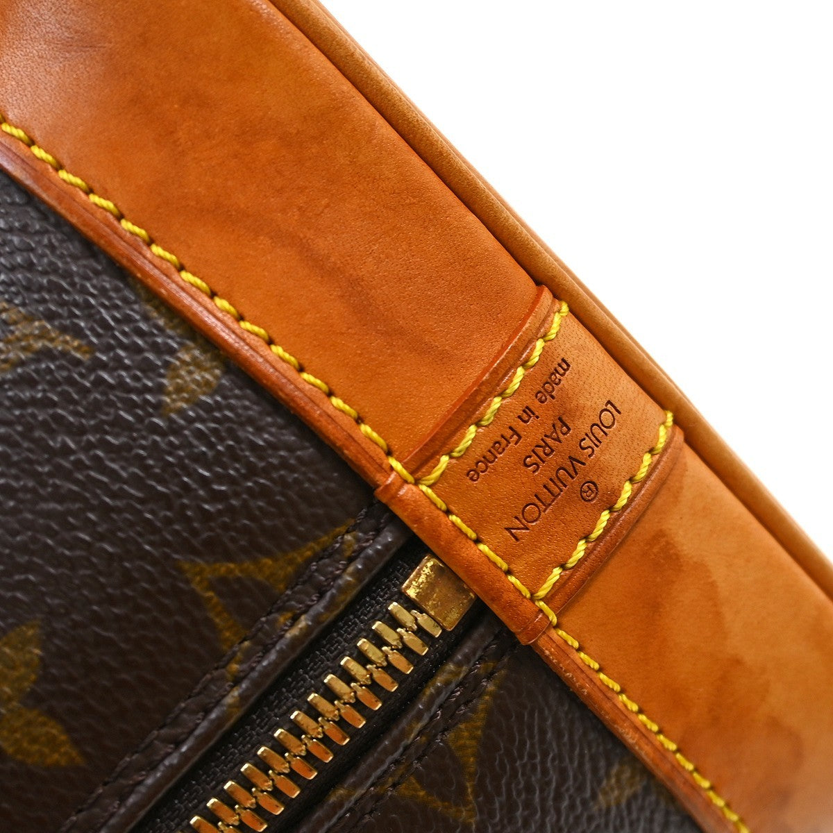 Louis Vuitton Vintage Alma Handbag Monogram Canvas, Brown, Canvas, Handbag