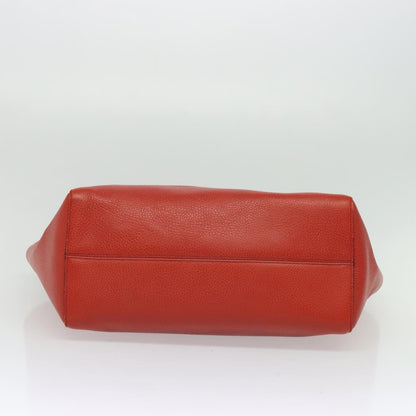Gucci Swing Tote Leather, RED, LEATHER, Tote bag