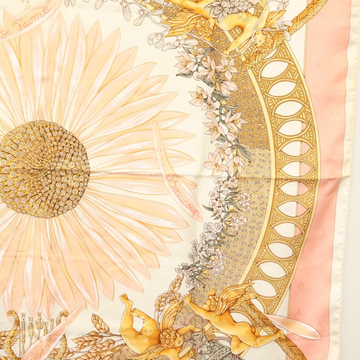 Hermes Carré 90 Silk multicolor, PINK, SILK, Scarve & shawl