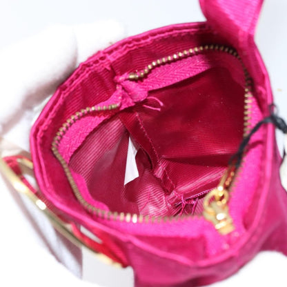 Celine Circle Logo Pouch Canvas, PINK, CANVAS, Clutche & pouche