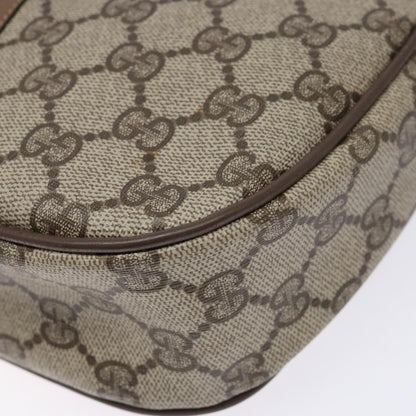 Gucci Sherry line pouch Canvas, BEIGE, PVC, Clutche & pouche
