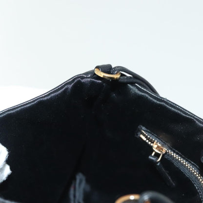 Prada Bow Shoulder Bag Vernice Saffiano Leather, BLACK, LEATHER, Shoulder bag