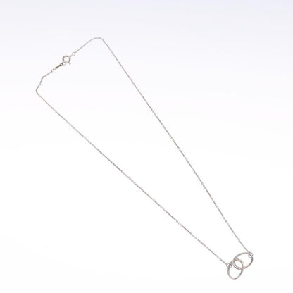 Tiffany & Co. Elsa Peretti Double Loop Pendant Necklace Silver 925, SILVER, SILVER, Necklace