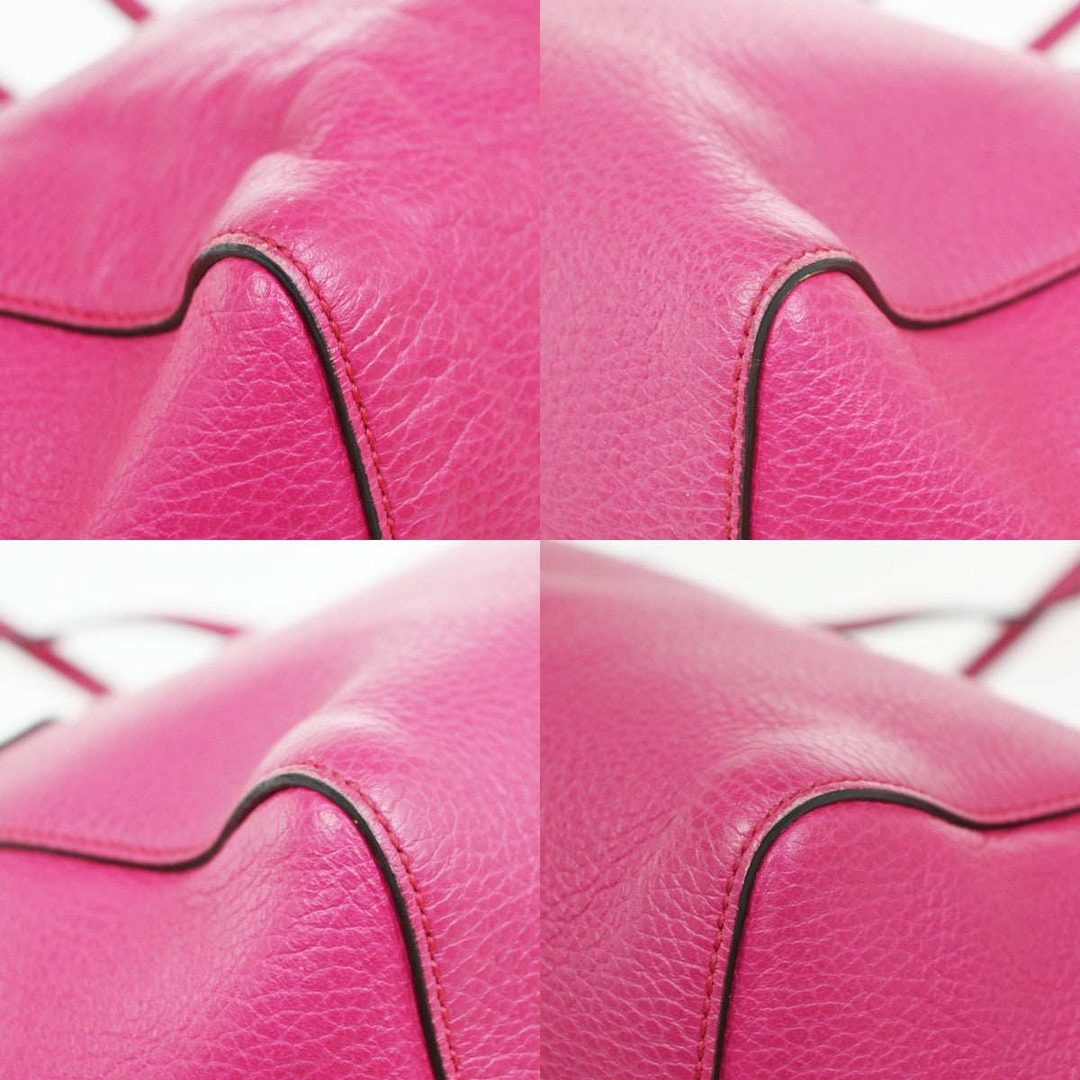 Gucci Swing Tote Leather, PINK, LEATHER, Tote bag