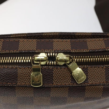 Louis Vuitton Geronimos Waist Bag Damier, BROWN, CANVAS, Travel bag