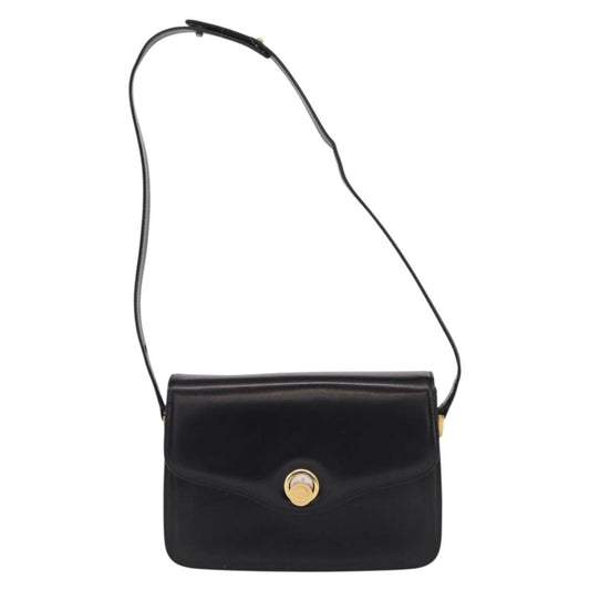 Gucci Vintage Shoulder Bag Leather, BLACK, LEATHER, Shoulder bag