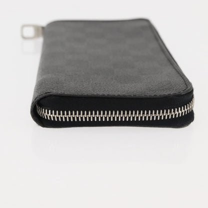Louis Vuitton Zippy wallet vertical Damier Graphite, GRAY, CANVAS, Wallets