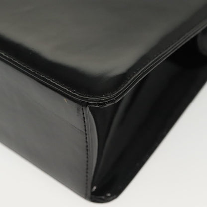 Chanel Vintage CC Lock Pocket Chain Tote Patent, BLACK, PATENT_LEATHER, Handbag