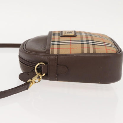 Burberry Nova check Shoulder bag Canvas, BEIGE, CANVAS, Shoulder bag