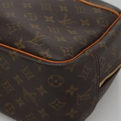 Louis Vuitton Deauville Handbag Monogram Canvas, BROWN, CANVAS, Handbag