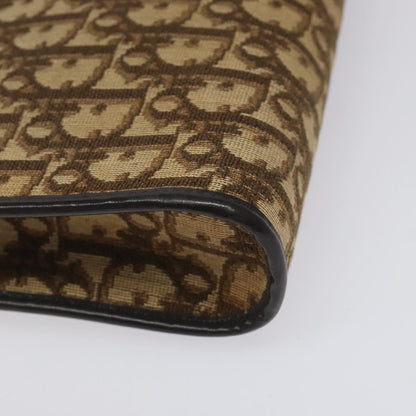 Christian Dior Vintage Trotter Crossbody Bag Diorissimo Coated Canvas, BROWN, CANVAS, Crossbody bag