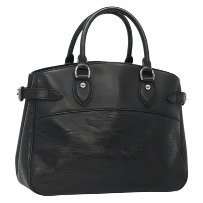 Louis Vuitton Passy Tote Epi Leather, BLACK, LEATHER, Tote bag