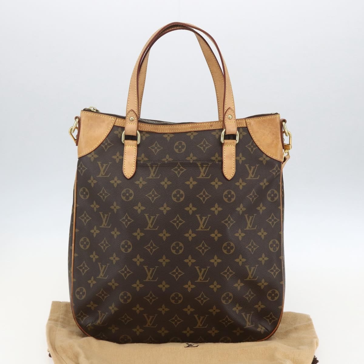 Louis Vuitton Odeon Handbag Monogram Canvas, Brown, Canvas, Shoulder Bag