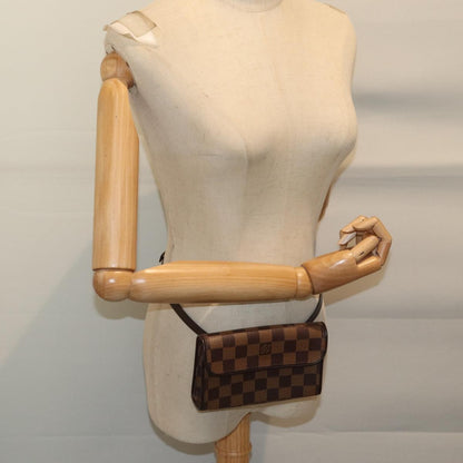 Louis Vuitton Florentine Waist Bag Damier Canvas, Brown, Canvas, Clutch