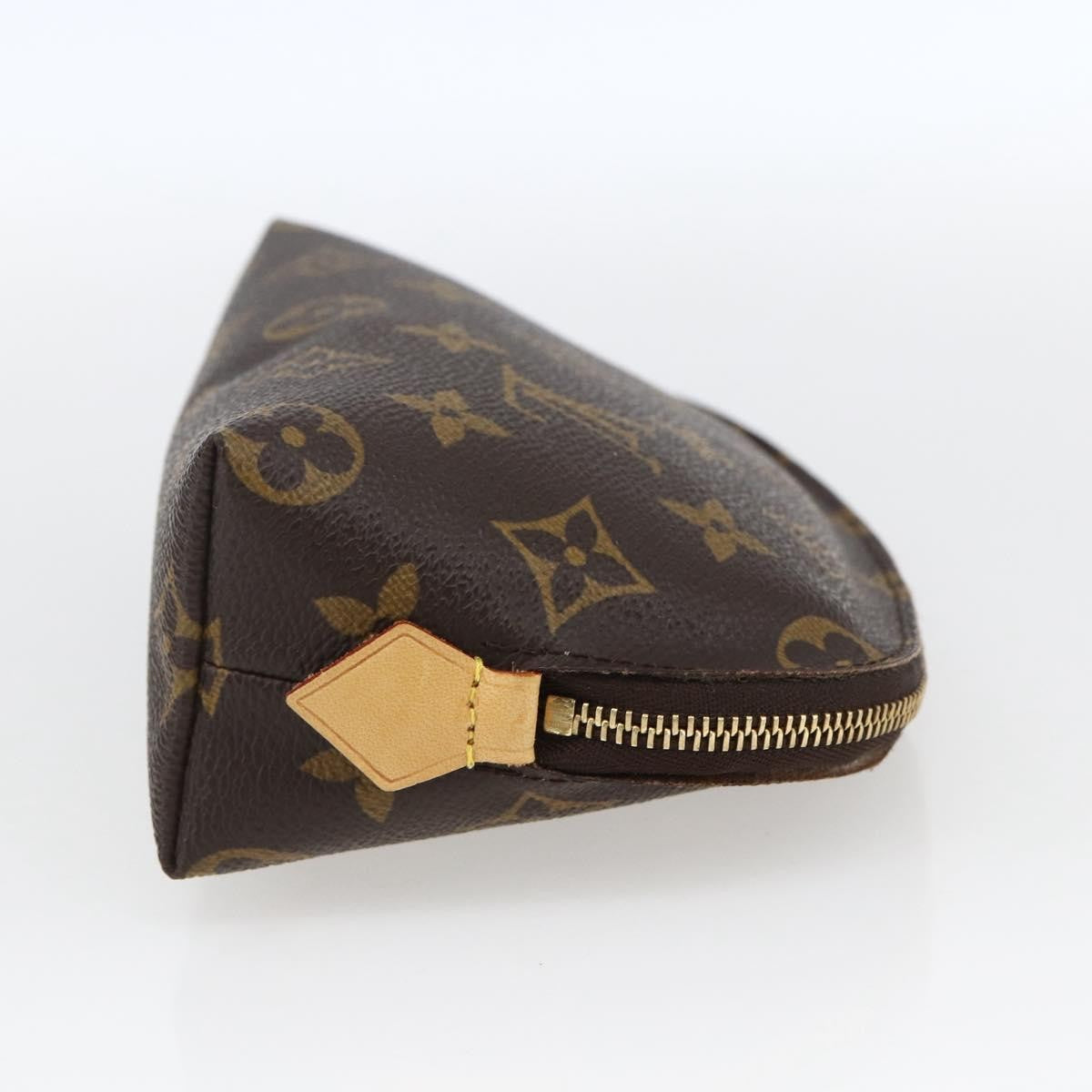 Louis Vuitton Cosmetic Pouch Monogram Canvas, BROWN, CANVAS, Clutche & pouche