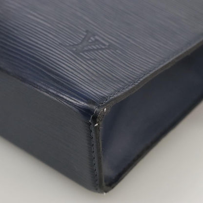 Louis Vuitton Toiletry Pouch Epi Leather, NAVY, LEATHER, Toiletry Case