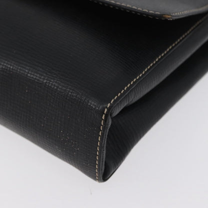 Celine Circle Logo Shoulder Bag Leather, BLACK, LEATHER, Shoulder bag