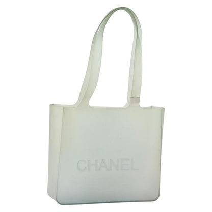 Chanel Jelly Tote Rubber, BLUE, RUBBER, Tote bag