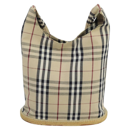 Burberry Nova check Shoulder bag Canvas, BEIGE, CANVAS, Shoulder bag