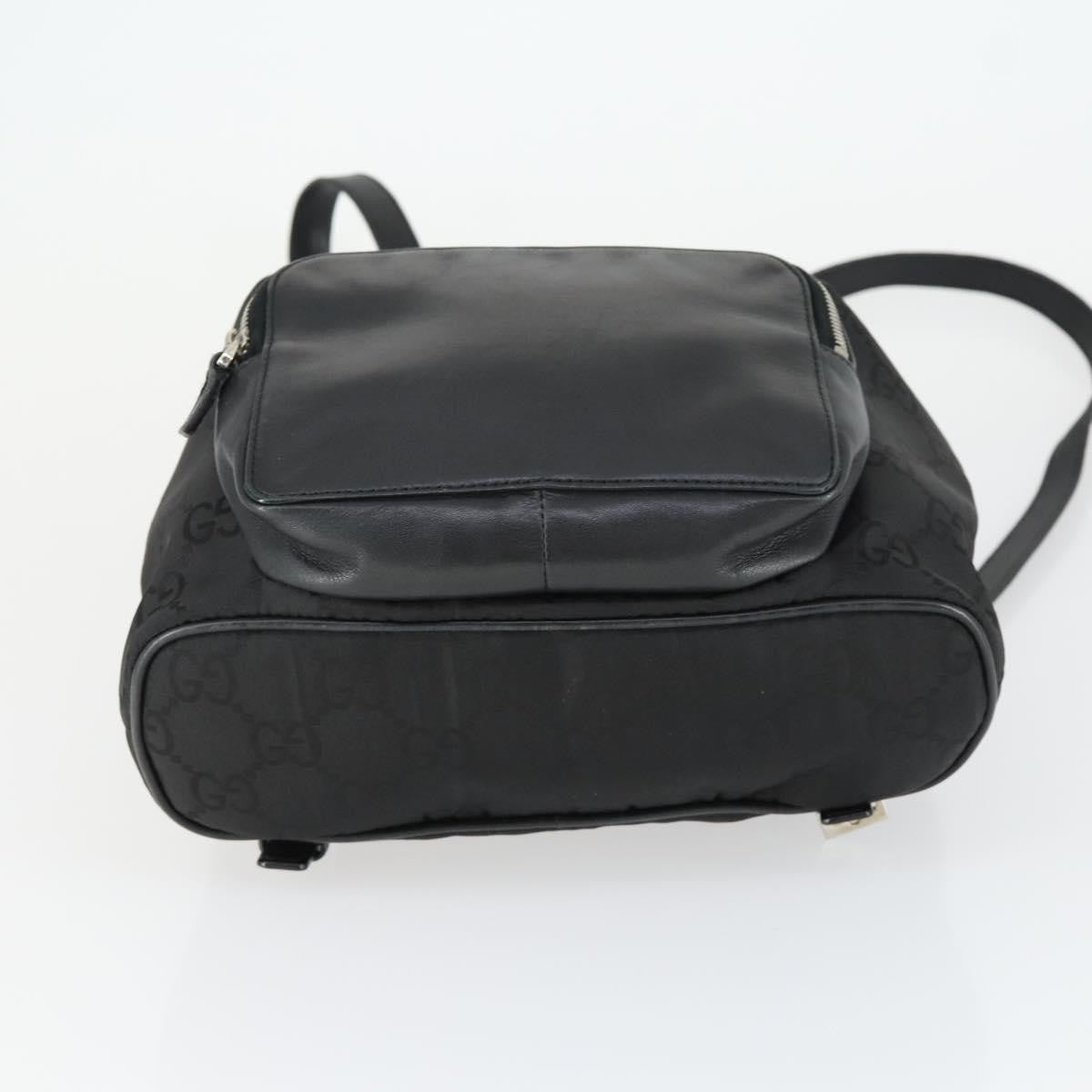 Gucci Vintage Jackie Backpack GG Canvas, BLACK, CANVAS, Backpack