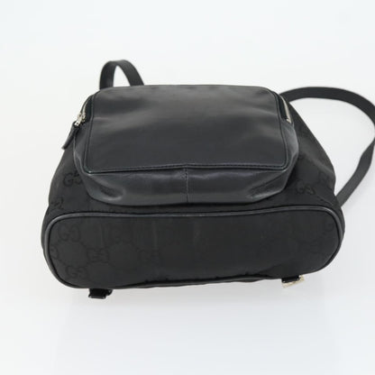 Gucci Vintage Jackie Backpack GG Canvas, BLACK, CANVAS, Backpack