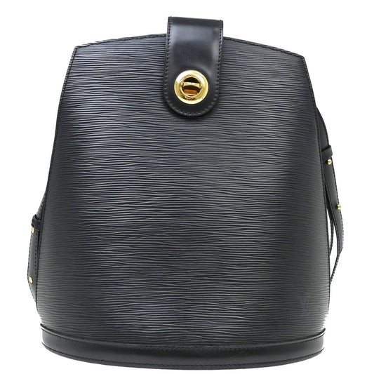 Louis Vuitton Cluny Shoulder Bag Epi Leather, Black, Leather, Shoulder Bag