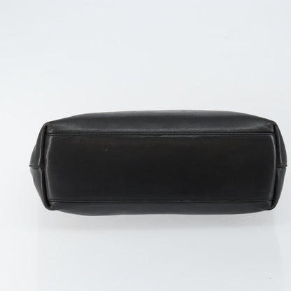 Prada Vintage Handbag Leather, BLACK, LEATHER, Handbag