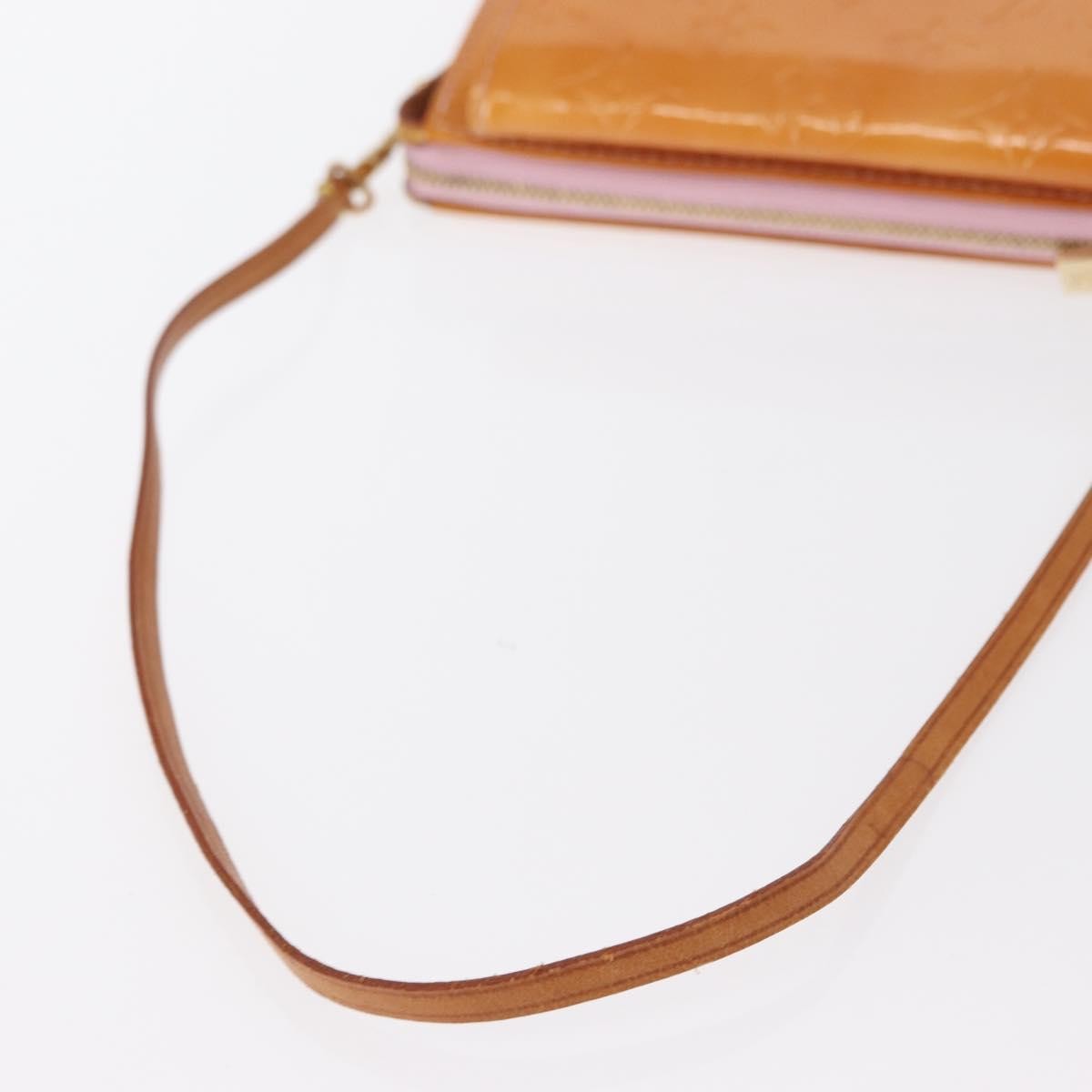 Louis Vuitton Mott Handbag Monogram Vernis, PINK, PATENT_LEATHER, Clutche & pouche