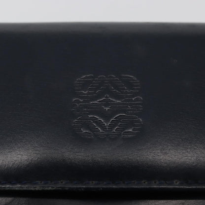 Loewe Anagram Shoulder Bag Leather, Navy, Leather, Shoulder Bag