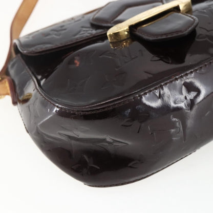 Louis Vuitton Bellflower Handbag Monogram Vernis, PURPLE, PATENT_LEATHER, Shoulder bag