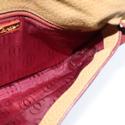 cartier Must de Cartier Shoulder Bag Leather, BEIGE, LEATHER, Shoulder bag