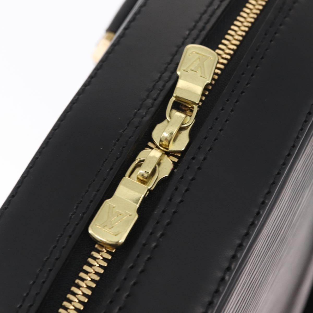 Louis Vuitton Sablons Handbag Epi Leather, Black, Leather, Handbag