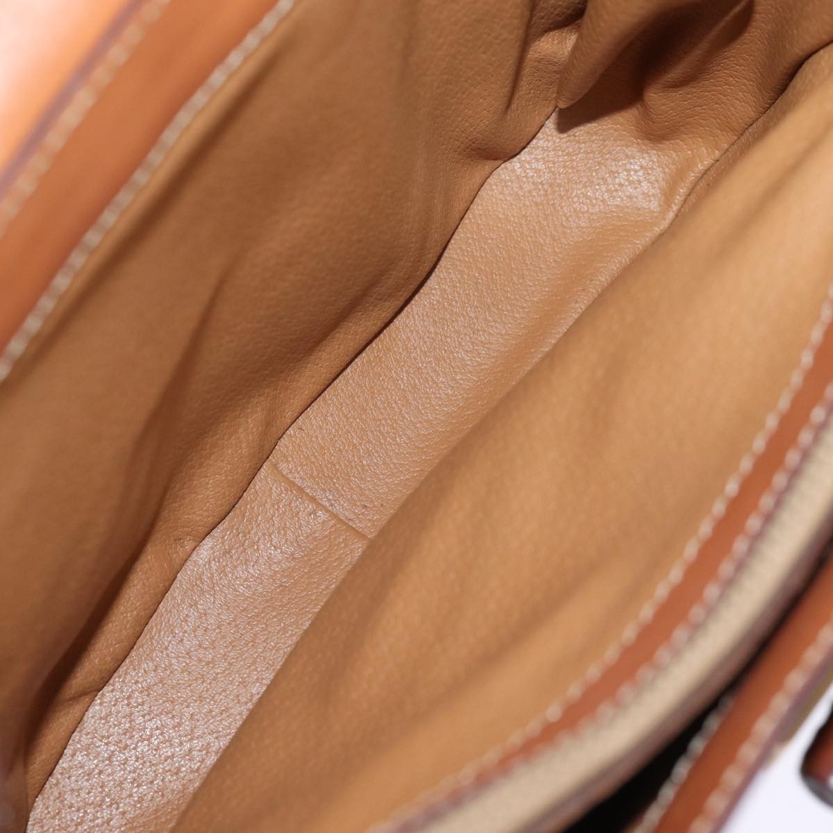 Celine Vintage Convertible Top Handle Bag Macadam Coated Canvas, BROWN, CANVAS, Handbag