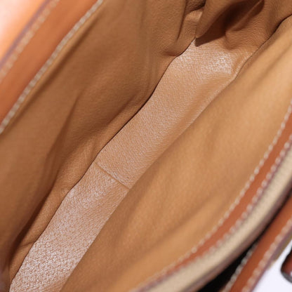 Celine Vintage Convertible Top Handle Bag Macadam Coated Canvas, BROWN, CANVAS, Handbag