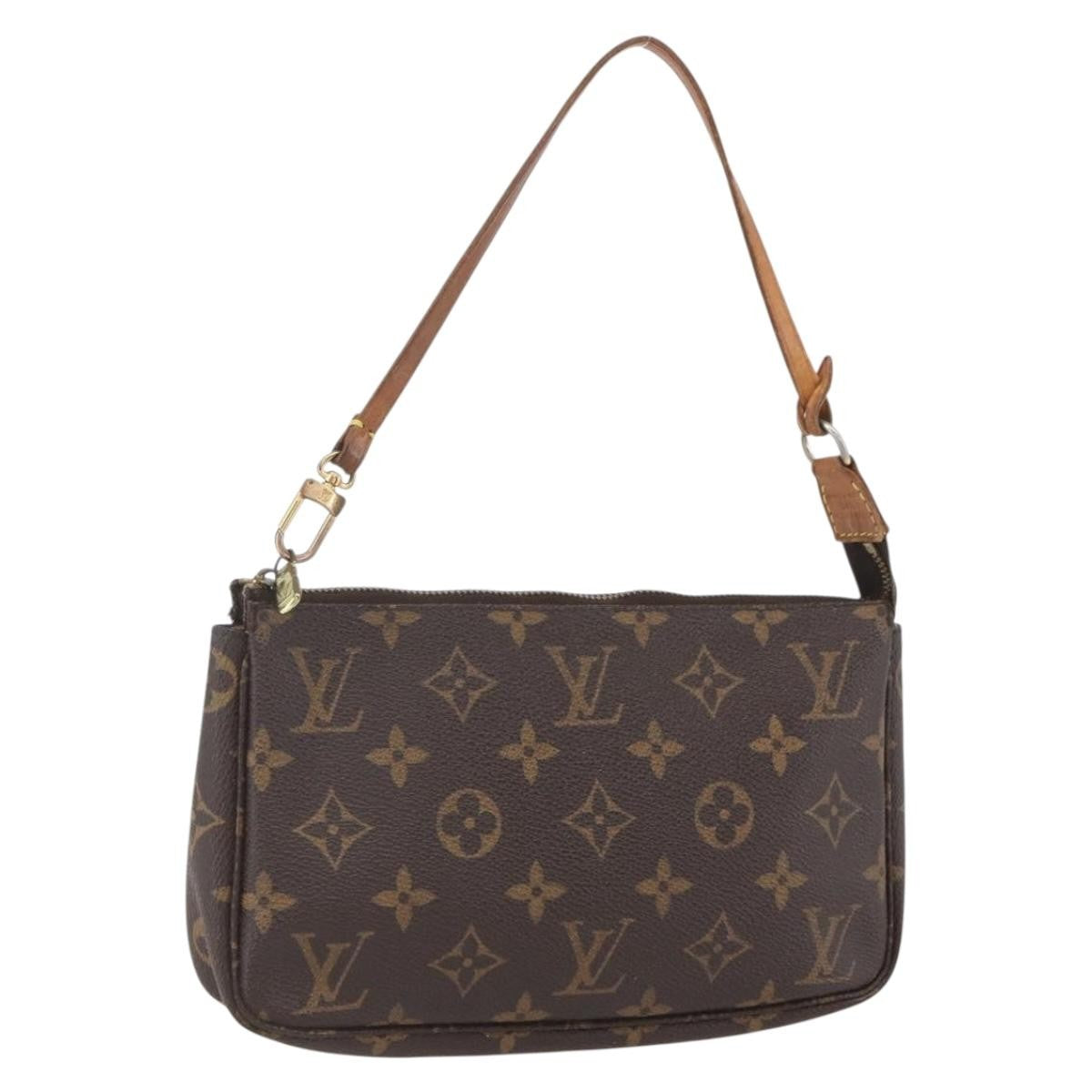Louis Vuitton Pochette Accessoires NM Monogram Canvas, BROWN, CANVAS, Clutche & pouche