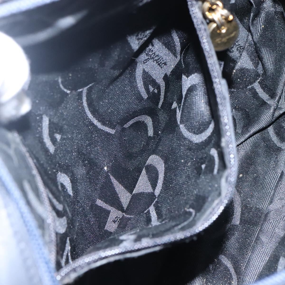 Salvatore Ferragamo Vala Shoulder Bag Leather, NAVY, LEATHER, Shoulder bag