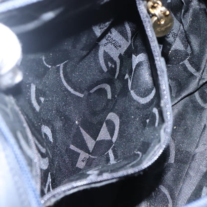 Salvatore Ferragamo Vala Shoulder Bag Leather, NAVY, LEATHER, Shoulder bag