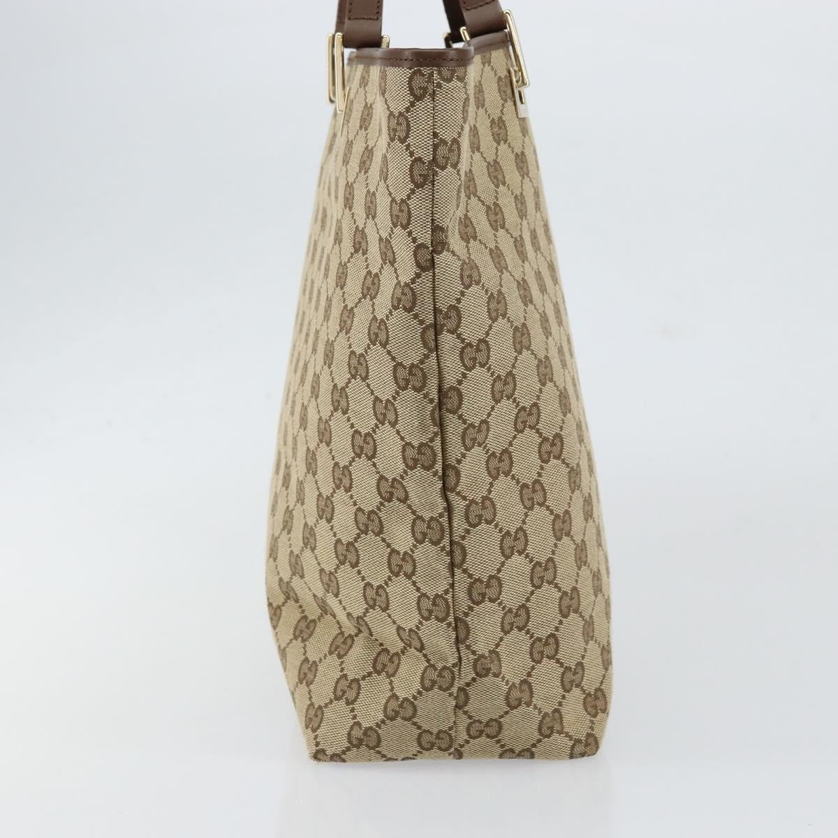 Gucci Vintage Bucket Shopping Tote GG Canvas, BEIGE, CANVAS, Tote bag