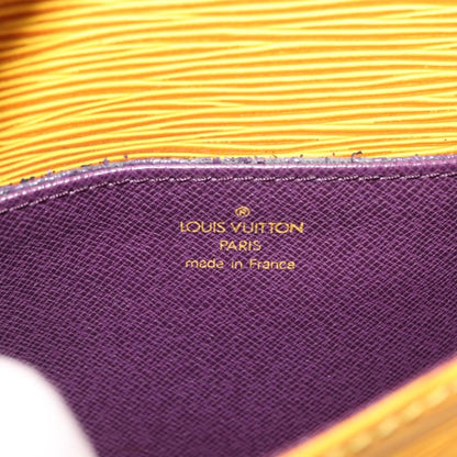 Louis Vuitton Saint Cloud Handbag Epi Leather, YELLOW, LEATHER, Shoulder bag