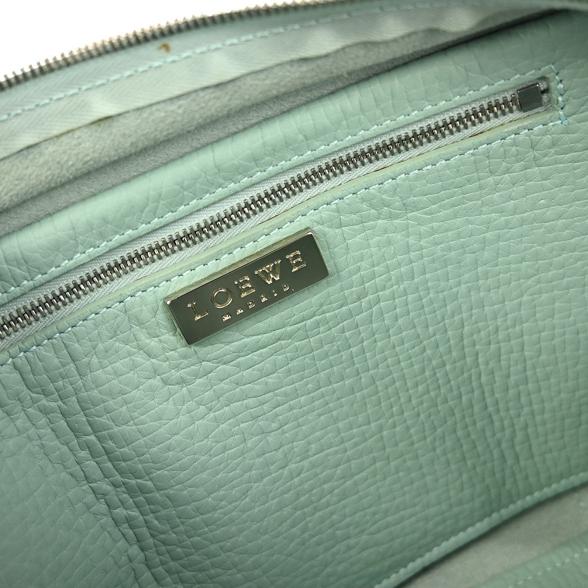 Loewe Vintage Handbag Leather, BLUE, LEATHER, Handbag