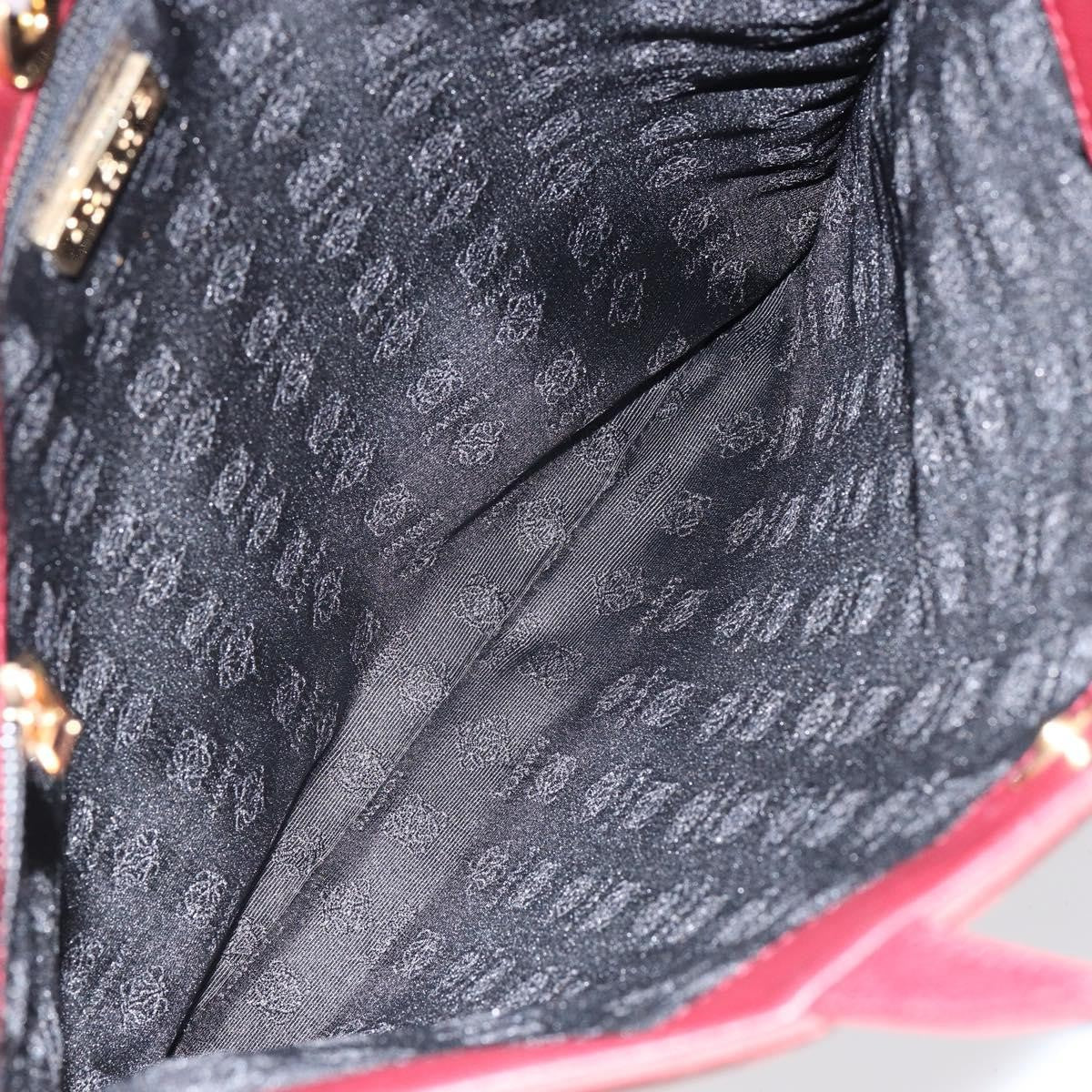 Loewe Anagram Tote Suede, RED, SUEDE, Tote bag