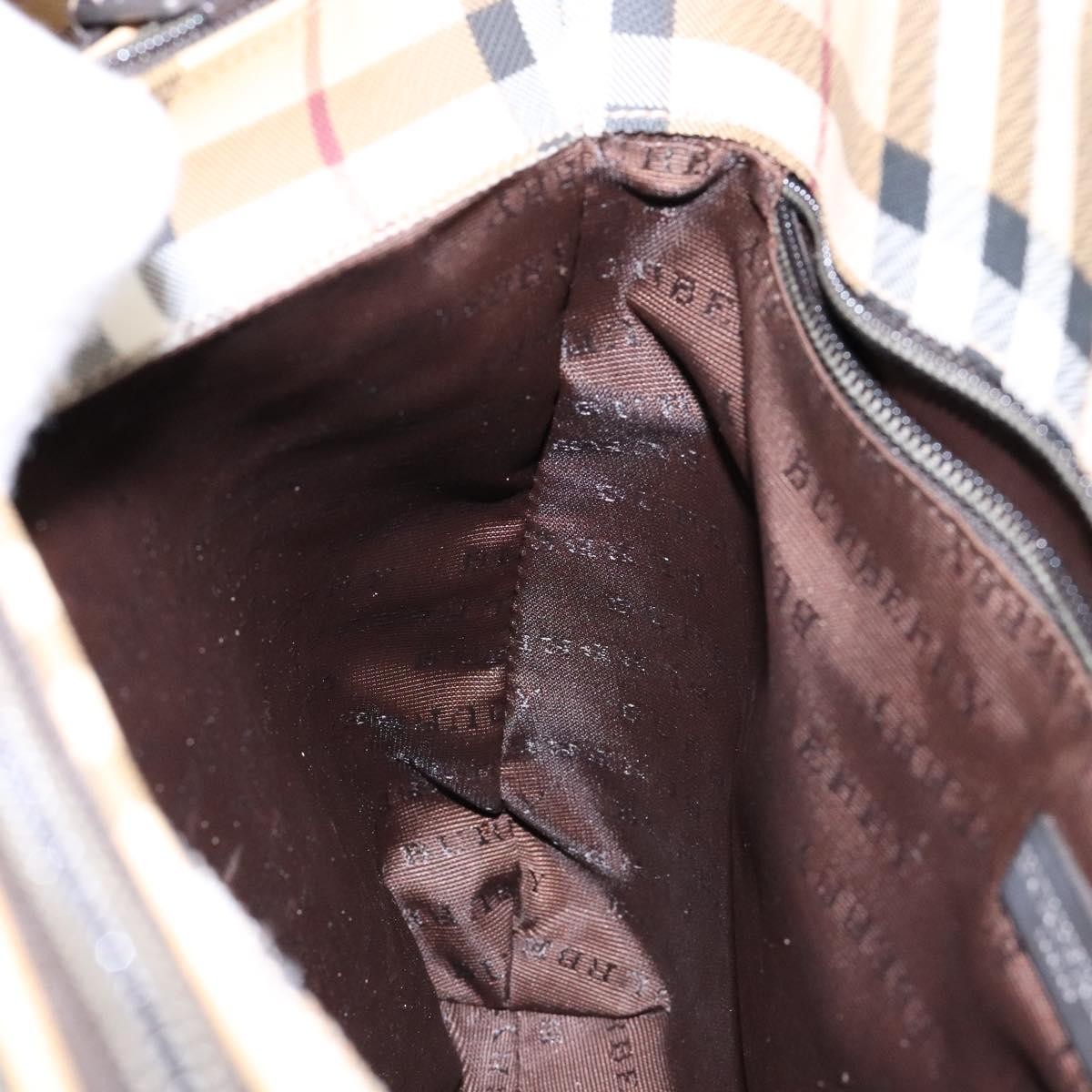 Burberry Vintage Tote Vintage Check Coated Canvas, BEIGE, CANVAS, Tote bag