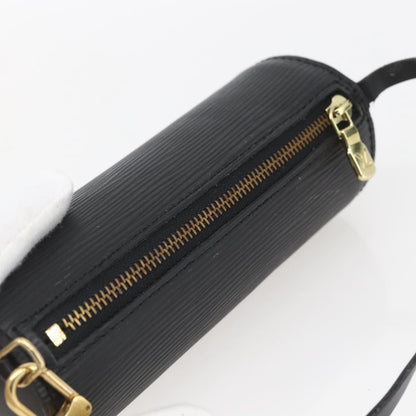 Louis Vuitton Soufflot Pochette Epi Leather, BLACK, LEATHER, Clutche & pouche
