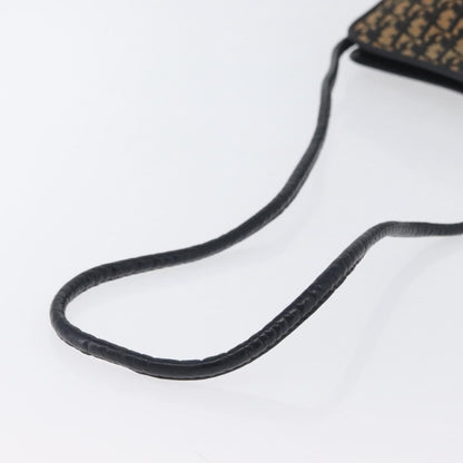 Christian Dior Vintage Trotter Shoulder Bag Canvas, NAVY, CANVAS, Shoulder bag